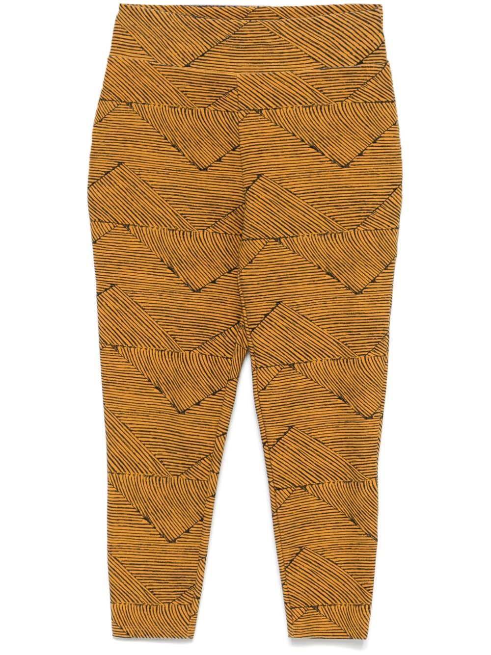 Alaïa Pre-Owned 七分打底裤（1980年代典藏款） - 黄色