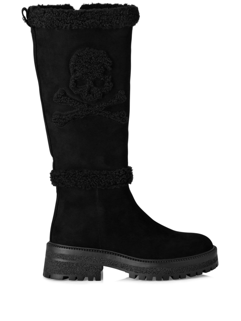 Philipp Plein Skull & Bones 靴子 - 黑色