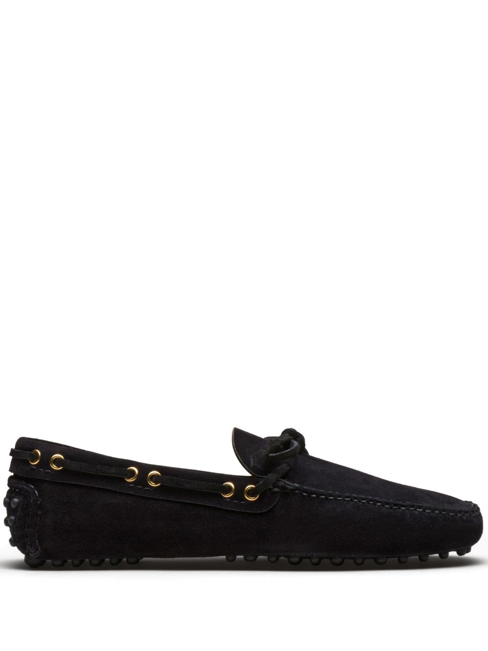 Car Shoe 绒面皮乐福鞋 - 黑色