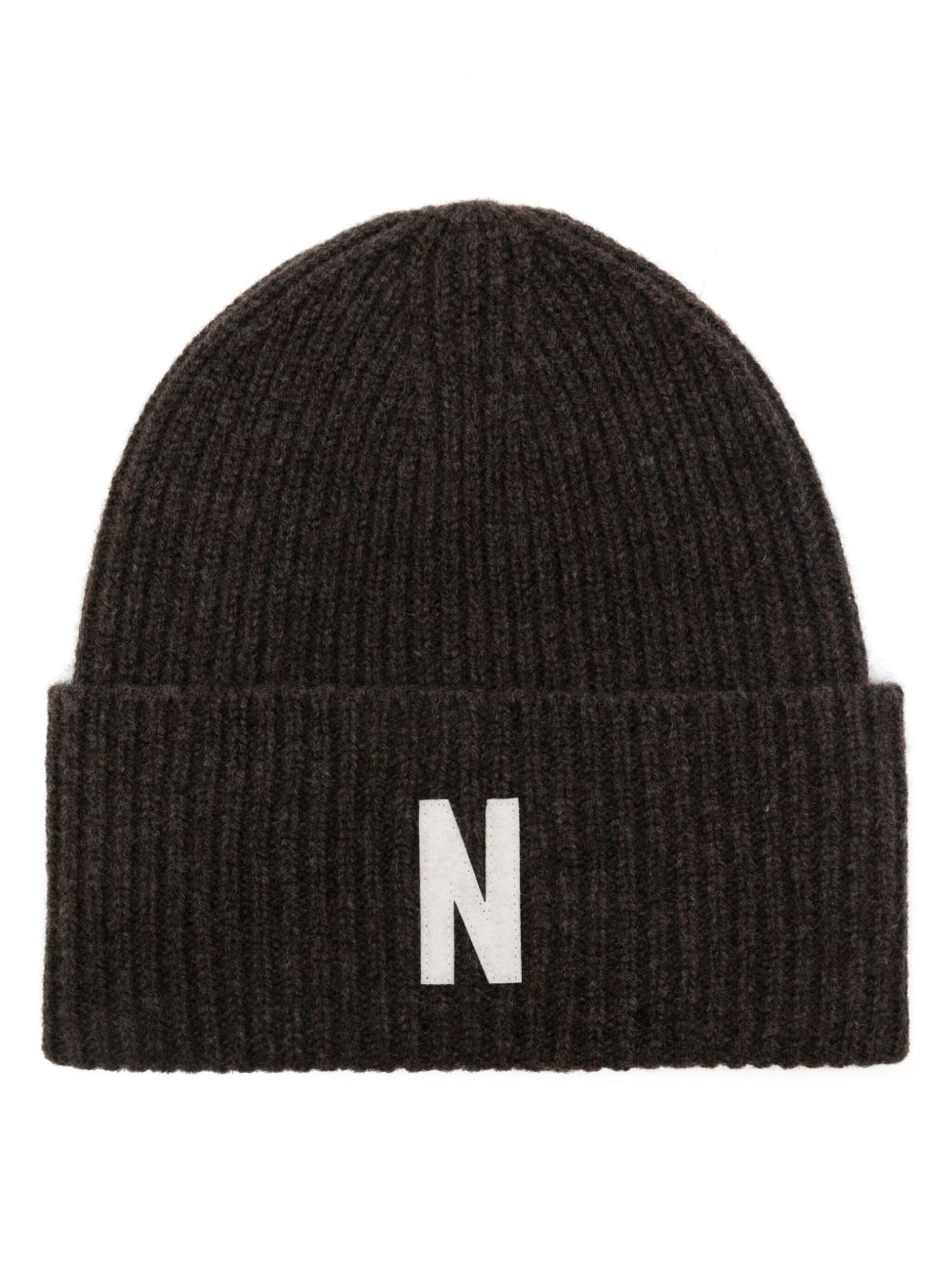 Norse Projects 标贴套头帽 - 褐色