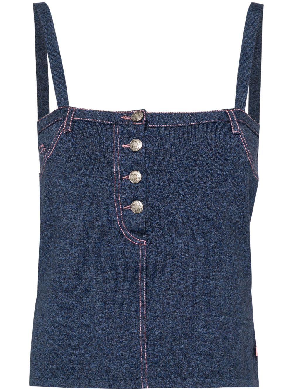 Christian Dior Pre-Owned Camisole 上衣（2003年典藏款） - 蓝色