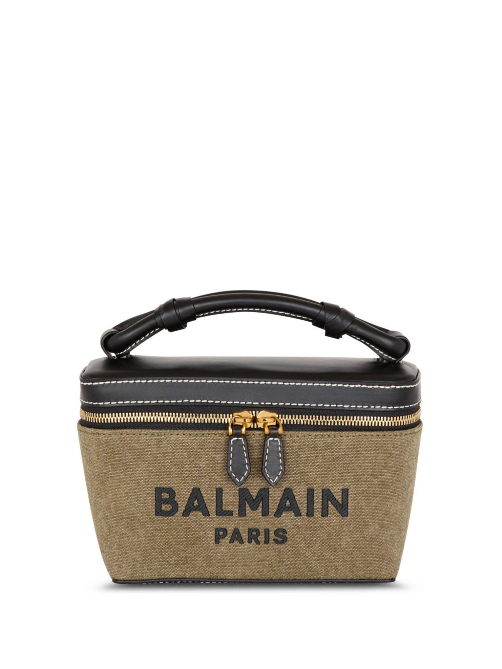 Balmain B-Army 拼接化妆包 - 绿色