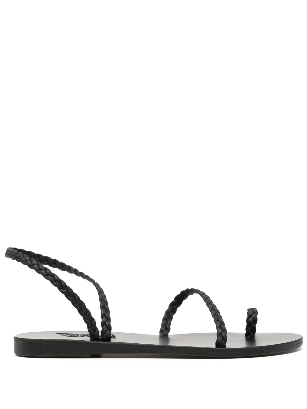 Ancient Greek Sandals Eleftheria 露趾凉鞋 - 黑色