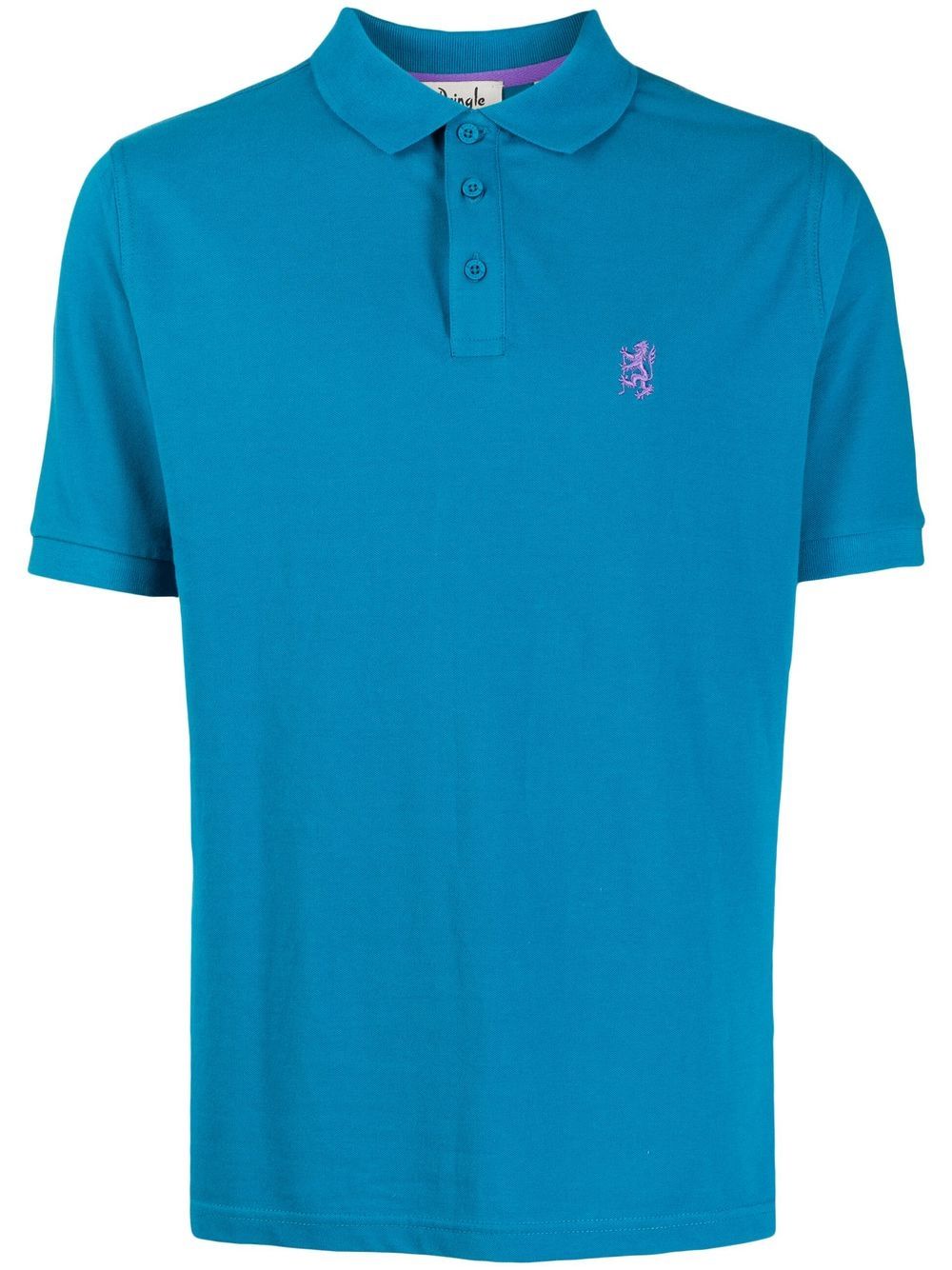 Pringle of Scotland Heritage Golf 棉polo衫 - 蓝色