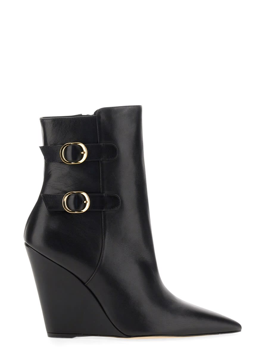 Stuart Weitzman Saloon 100楔形跟短靴