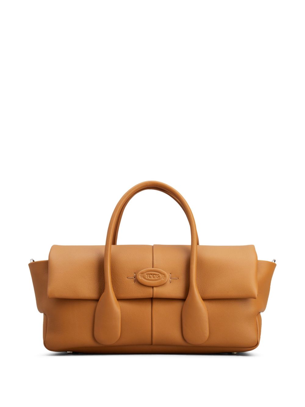 Tod's 皮质小号斜挎包 - 褐色