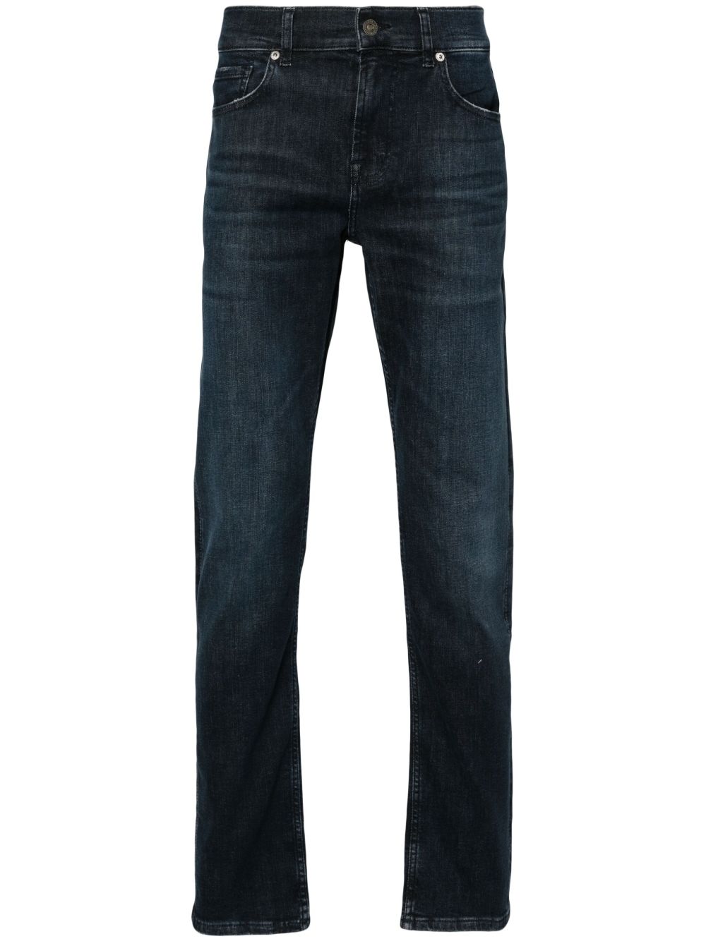7 For All Mankind 中腰修身牛仔裤 - 蓝色