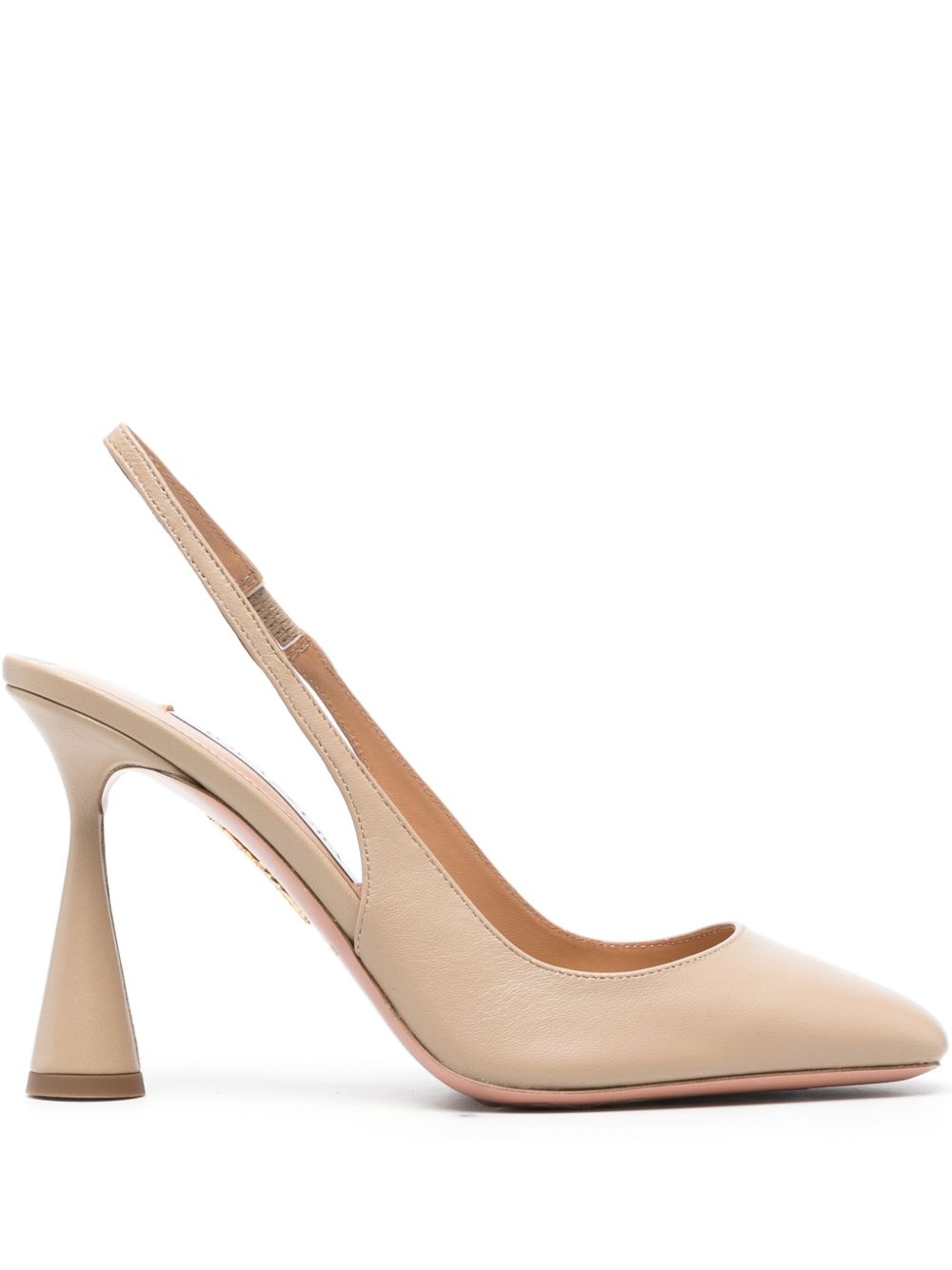 Aquazzura Amore 皮质高跟鞋 - 中性色