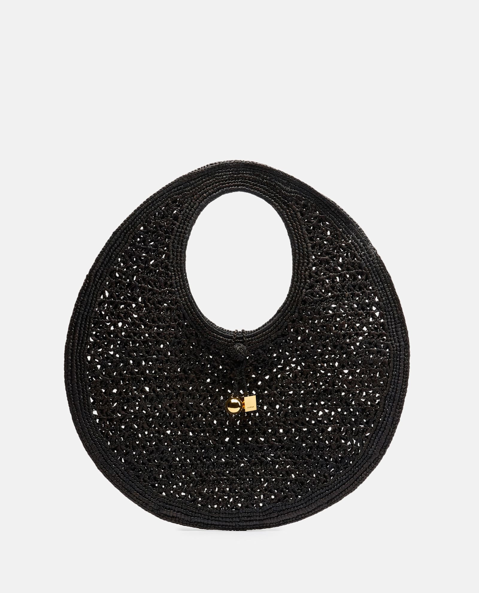 Jacquemus Le Rond Spiaggia Raffia Handbag