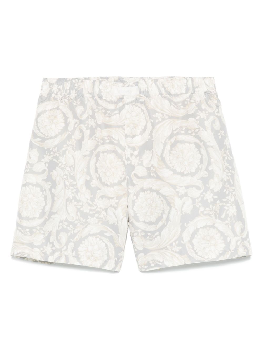 Versace Kids Barocco 印花泳裤 - 中性色