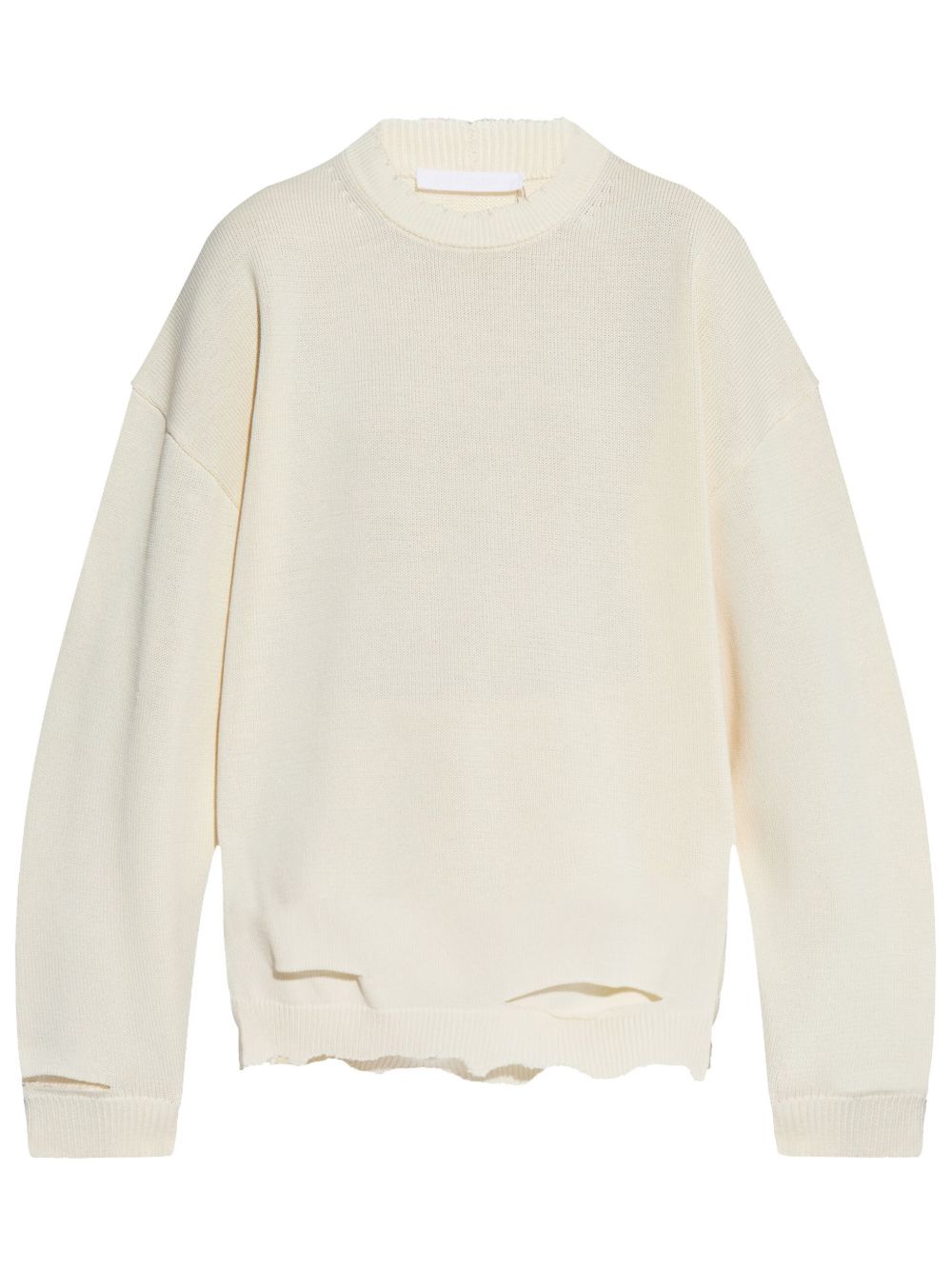 Helmut Lang 仿旧毛衣 - 白色