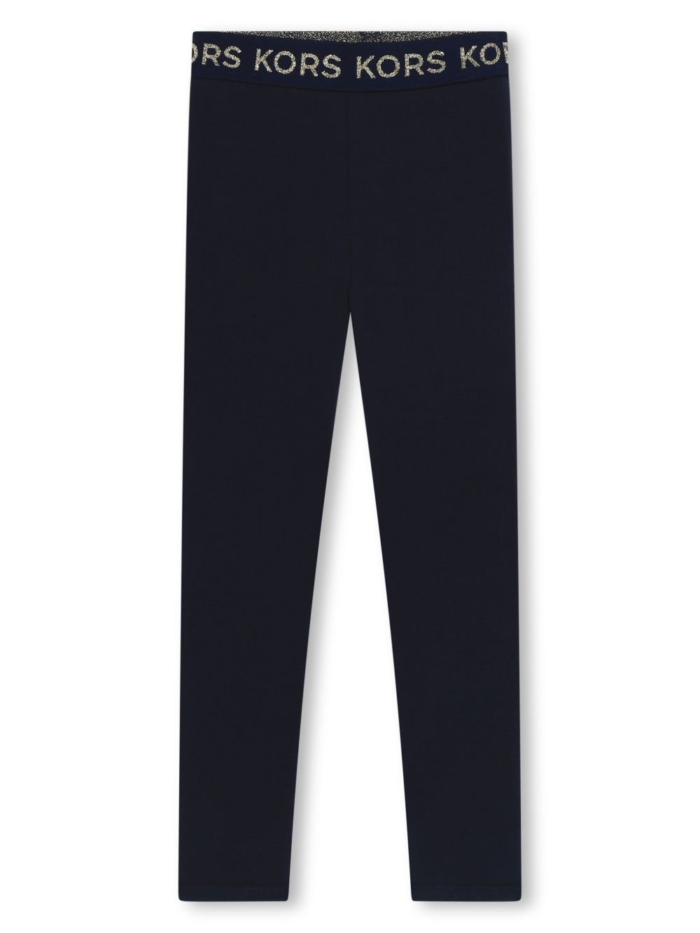 Michael Kors Kids logo裤腰紧身打底裤 - 蓝色