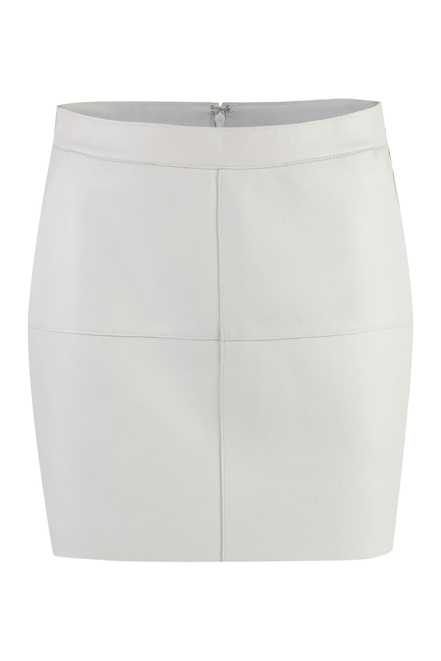 Parosh Leather Mini Skirt