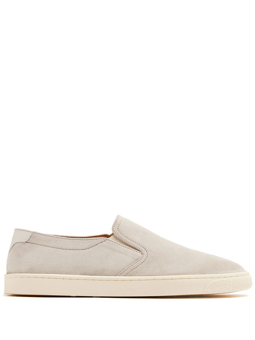 Brunello Cucinelli 绒面皮套穿式运动鞋 - 中性色