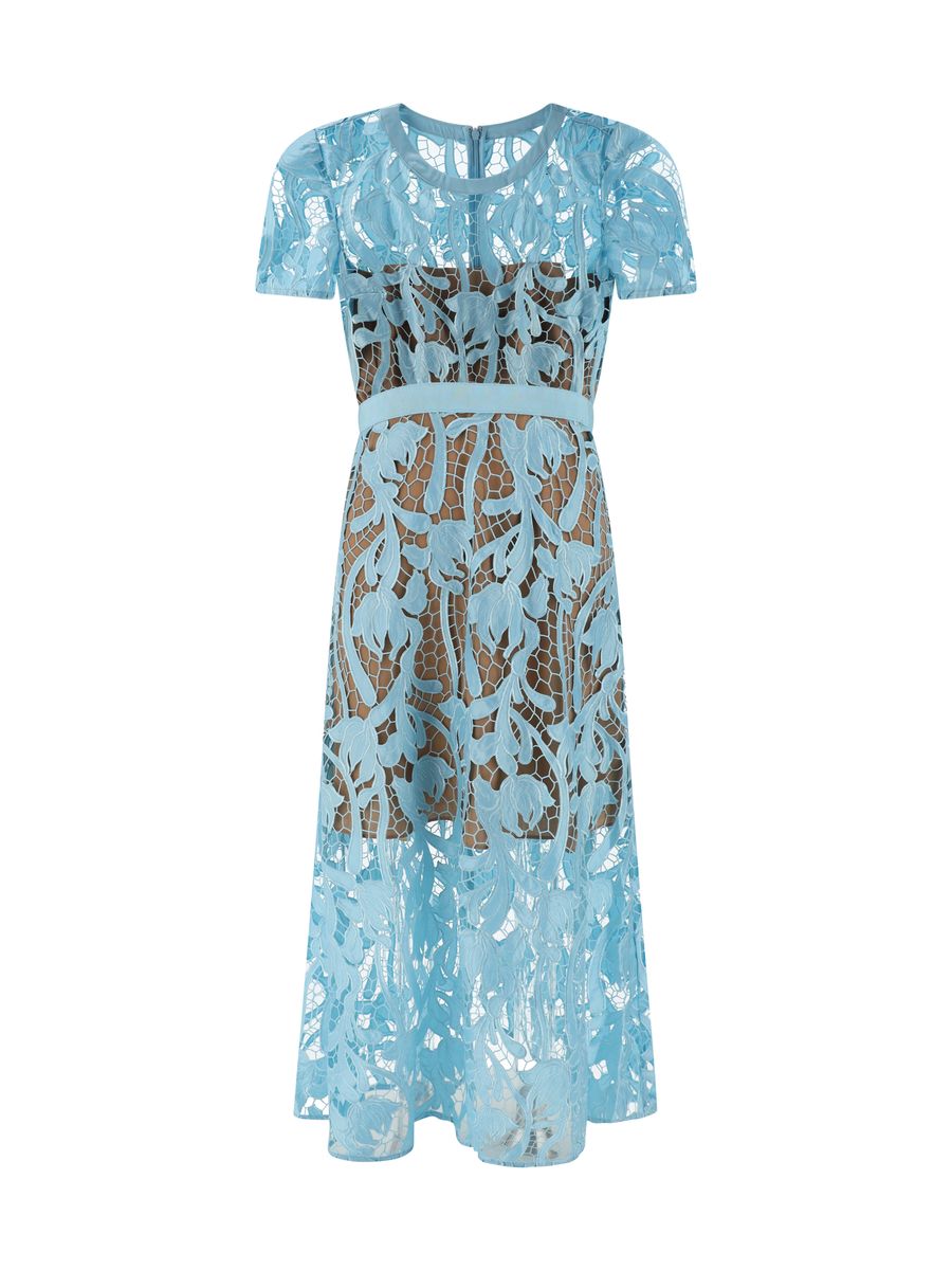Self-Portrait Lace Midi Dress