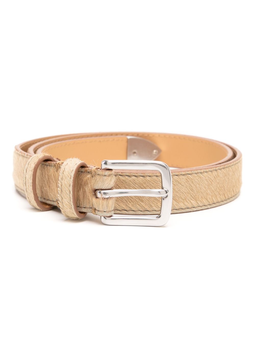 Paul Smith Pony 皮质腰带 - 中性色