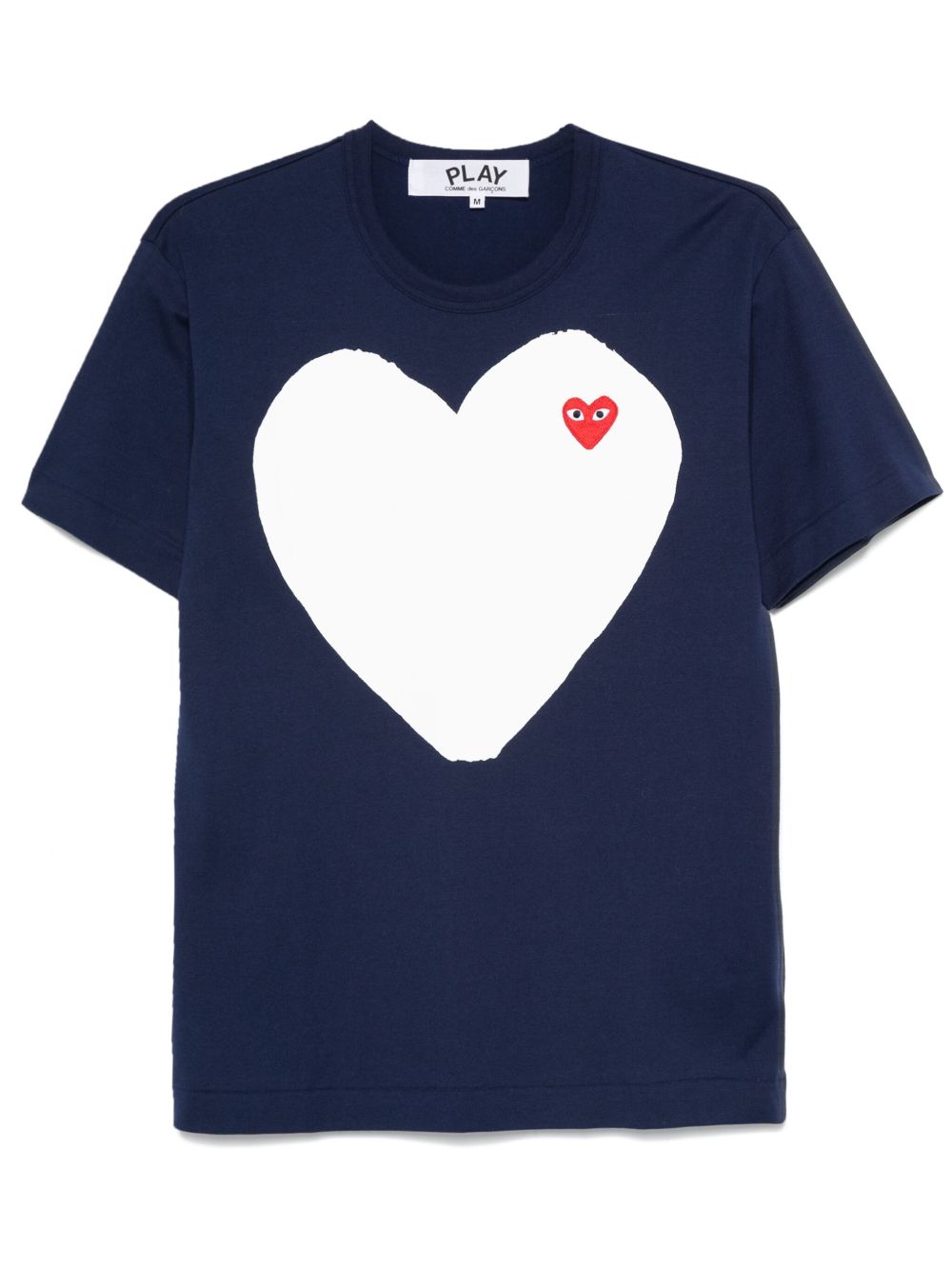 Comme Des Garçons Play 爱心贴花T恤 - 蓝色