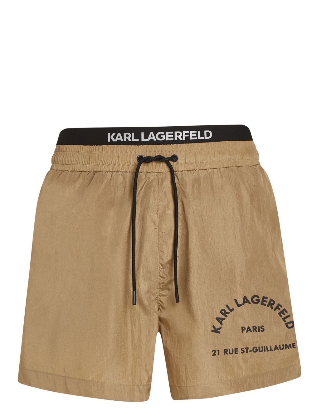 Karl Lagerfeld Rue St-Guillaume 泳裤 - 褐色