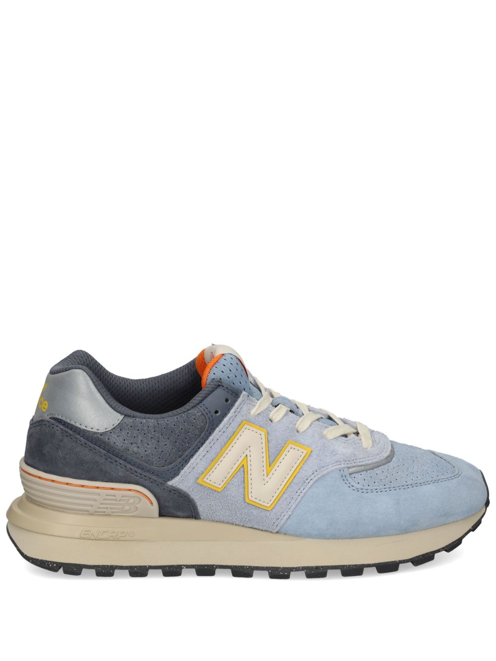 New Balance 574 拼接系带运动鞋 - 蓝色