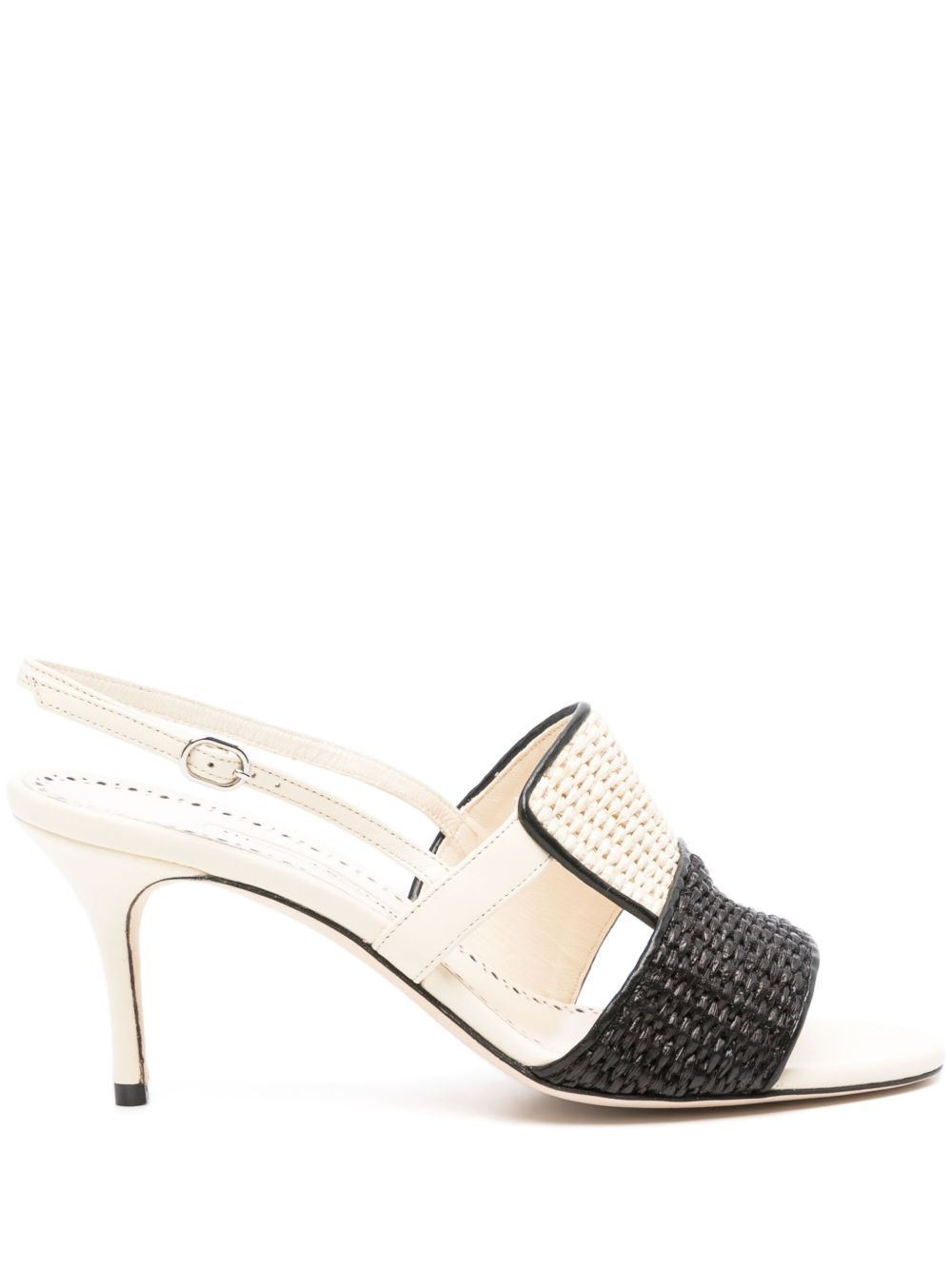 Manolo Blahnik Fabiolamu 低跟鞋（5厘米） - 中性色