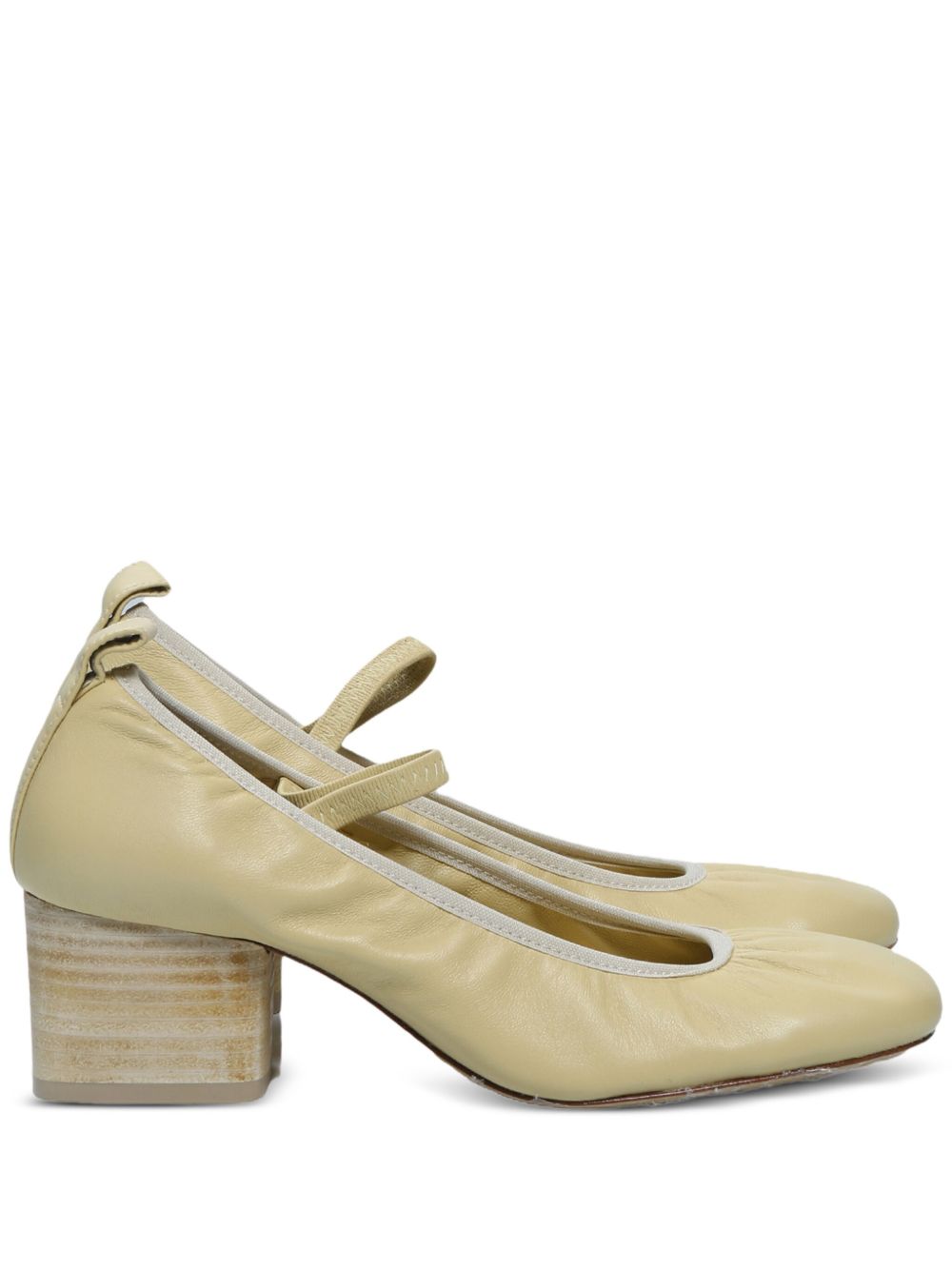 LEMAIRE 55mm Square Ballerina pumps - 中性色