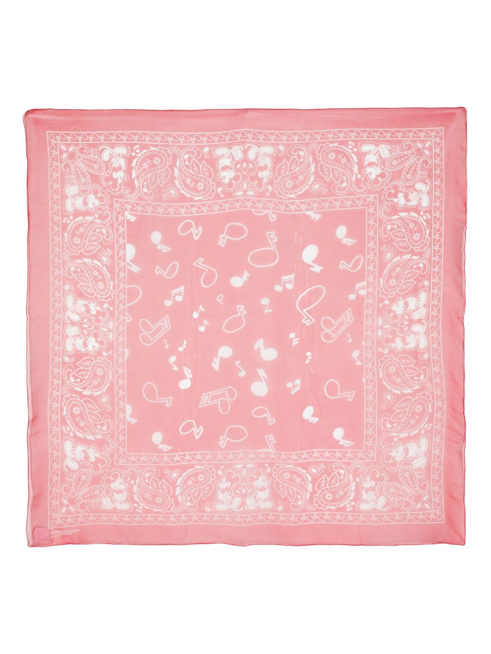 Takahiromiyashita The Soloist x Disney paisley print scarf - 红色