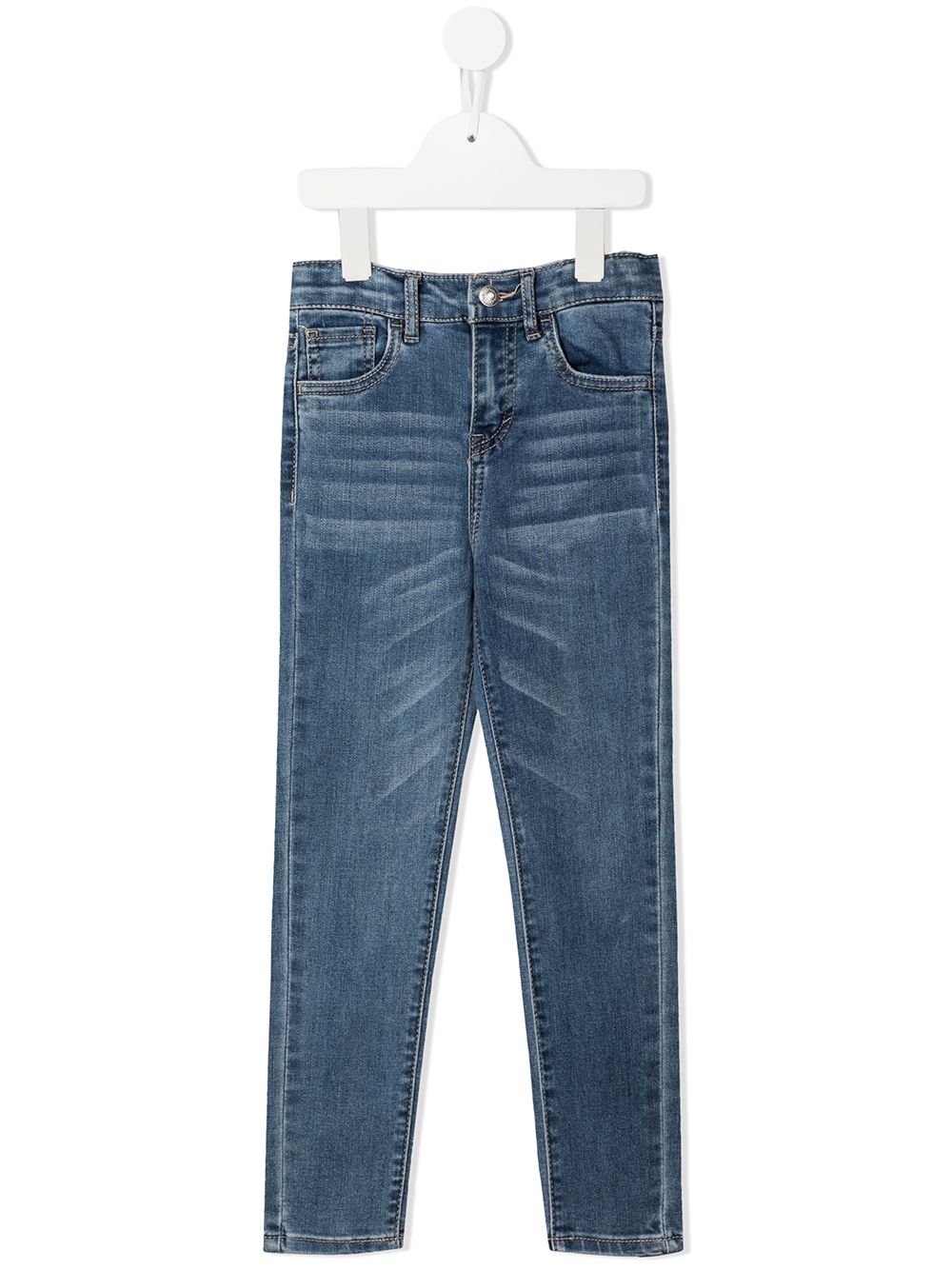 Levi's Kids 直筒牛仔裤 - 蓝色