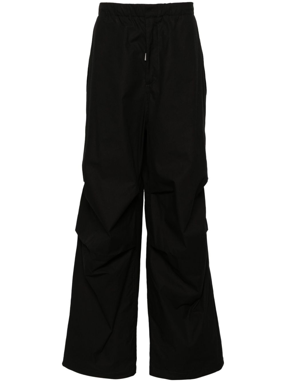 Jil Sander 中腰直筒长裤 - 黑色