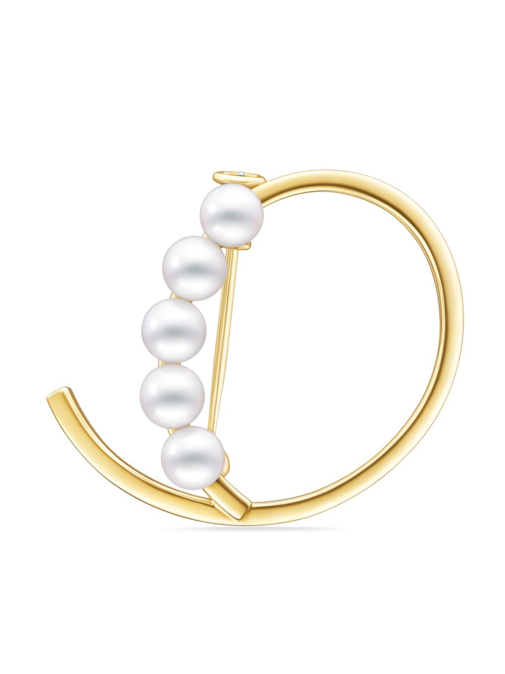 TASAKI 18K黄金 A Fine Balance 珍珠胸针 - 金色
