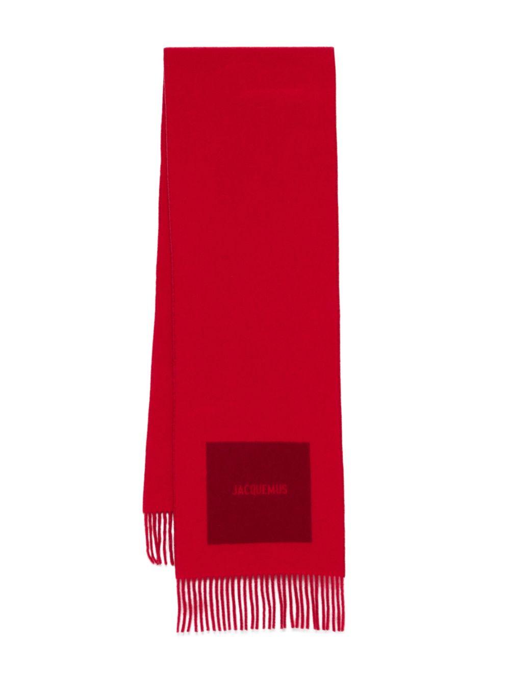 Jacquemus L'Echarpe Rond Carre 围巾 - 红色