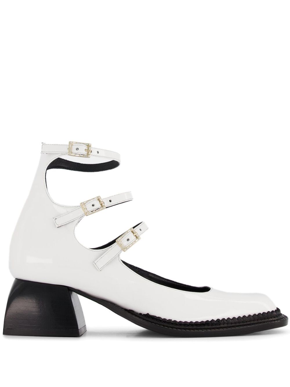 Nodaleto Bulla London 漆皮高跟鞋 - 白色