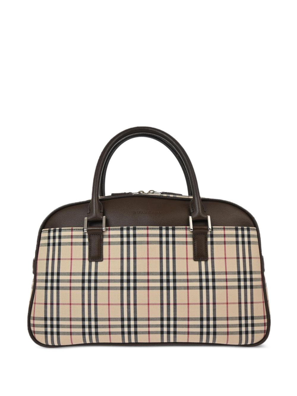 Burberry Pre-Owned 经典格纹手提包（1990-2000年典藏款） - 中性色