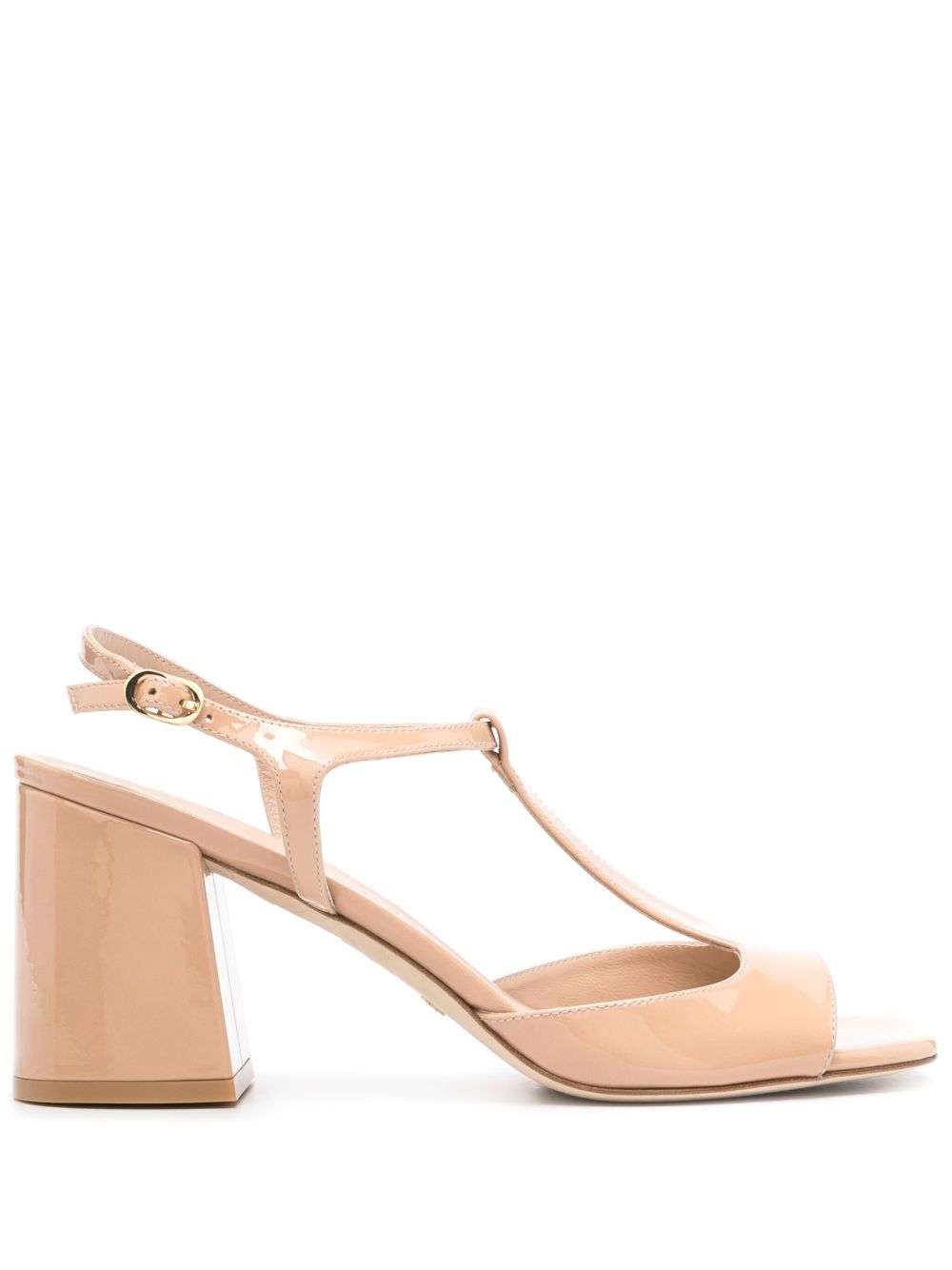 Stuart Weitzman Flareblock 高跟凉鞋 - 中性色