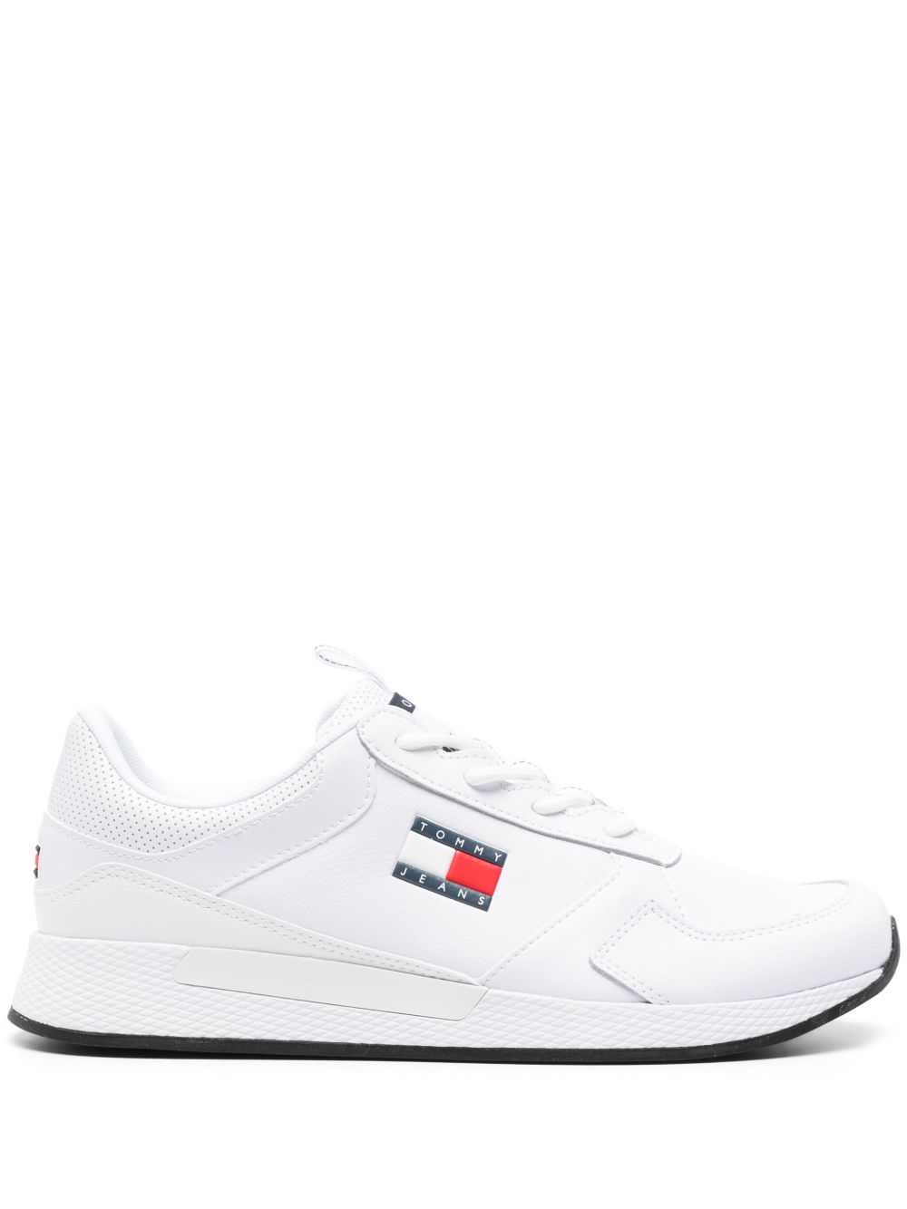 Tommy Jeans Flexi 拼接运动鞋 - 白色
