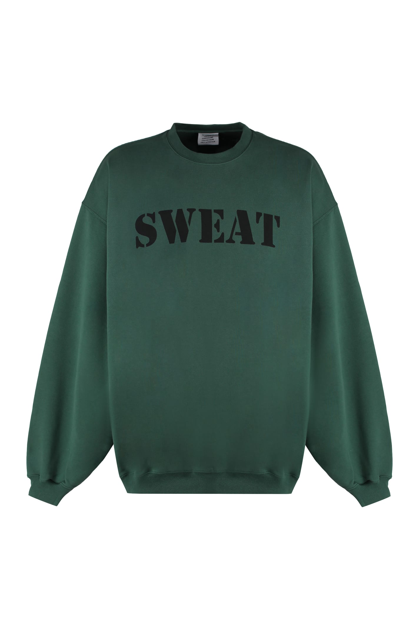 VETEMENTS 宽松纯棉卫衣
