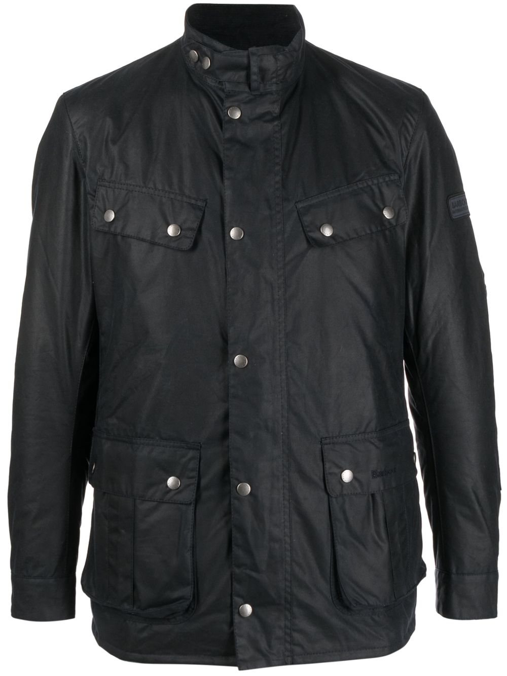 Barbour International Dude Waxed 工装夹克 - 蓝色