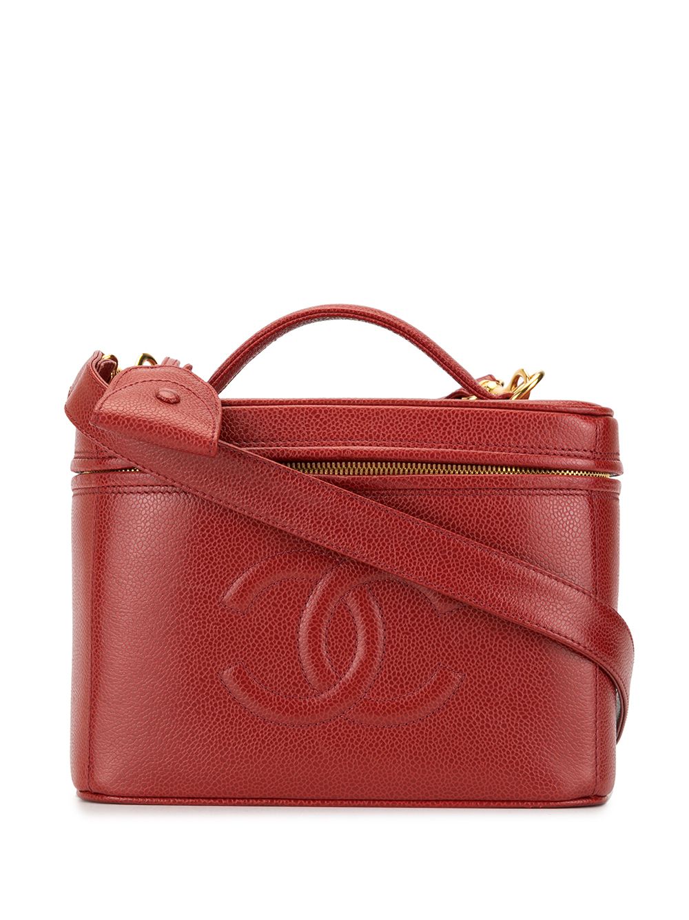 CHANEL Pre-Owned CC 化妆包 - 红色
