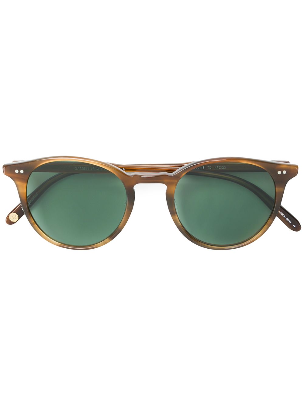 Garrett Leight Clune太阳眼镜 - 褐色