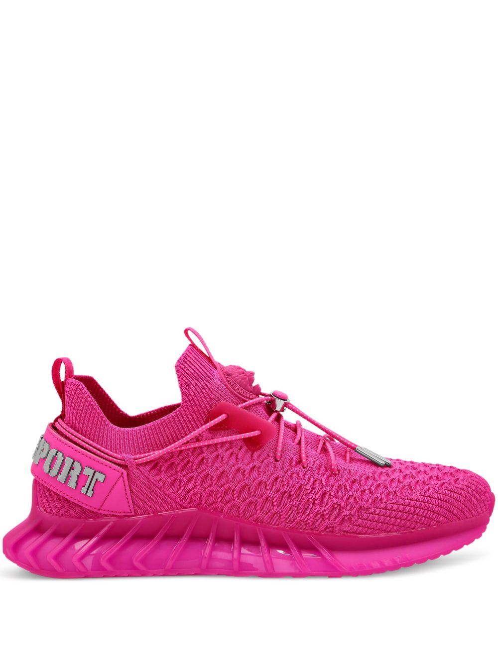 Plein Sport Runner logo标牌运动鞋 - 粉色