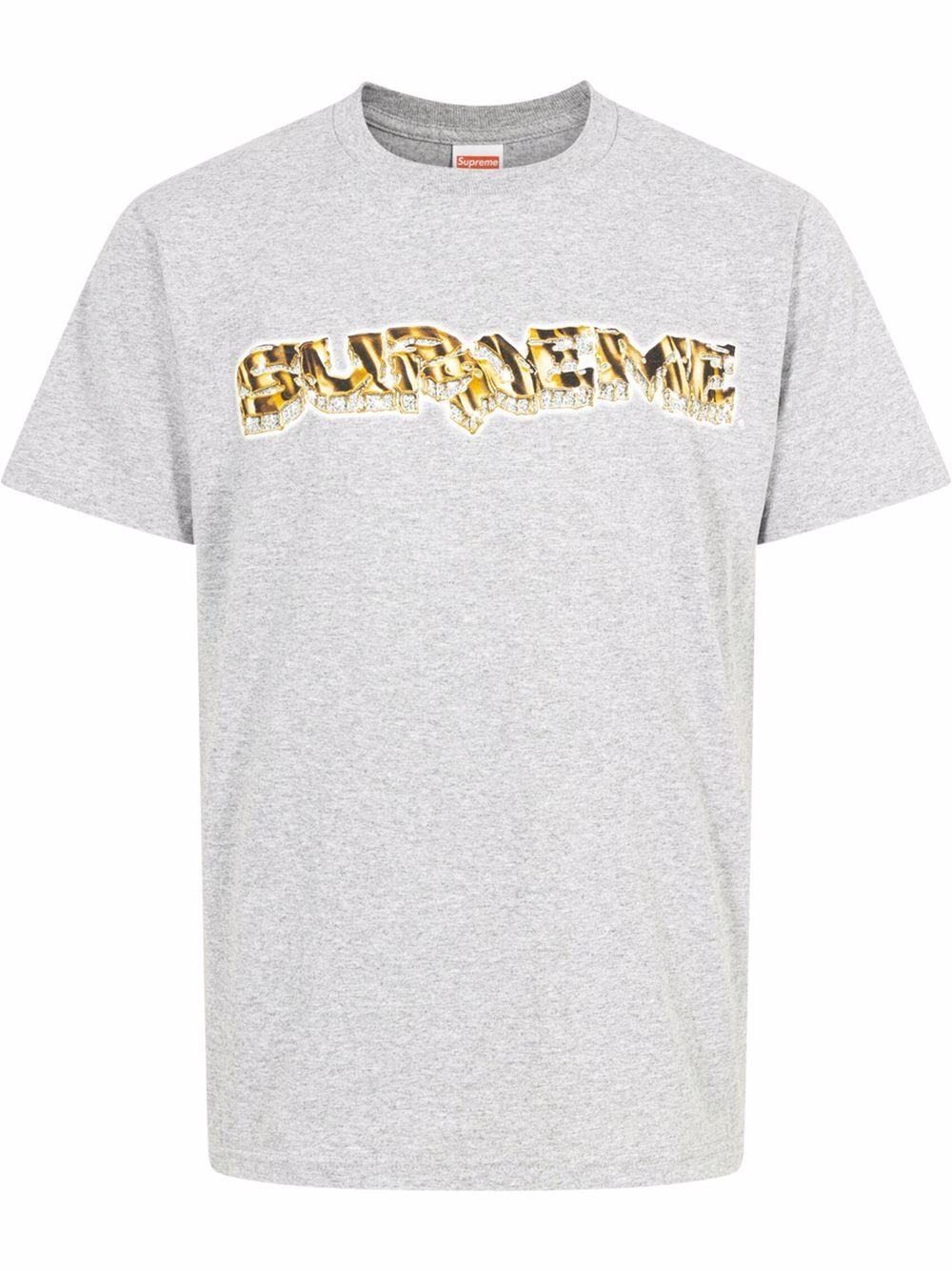 Supreme Diamond logo印花T恤 - 灰色