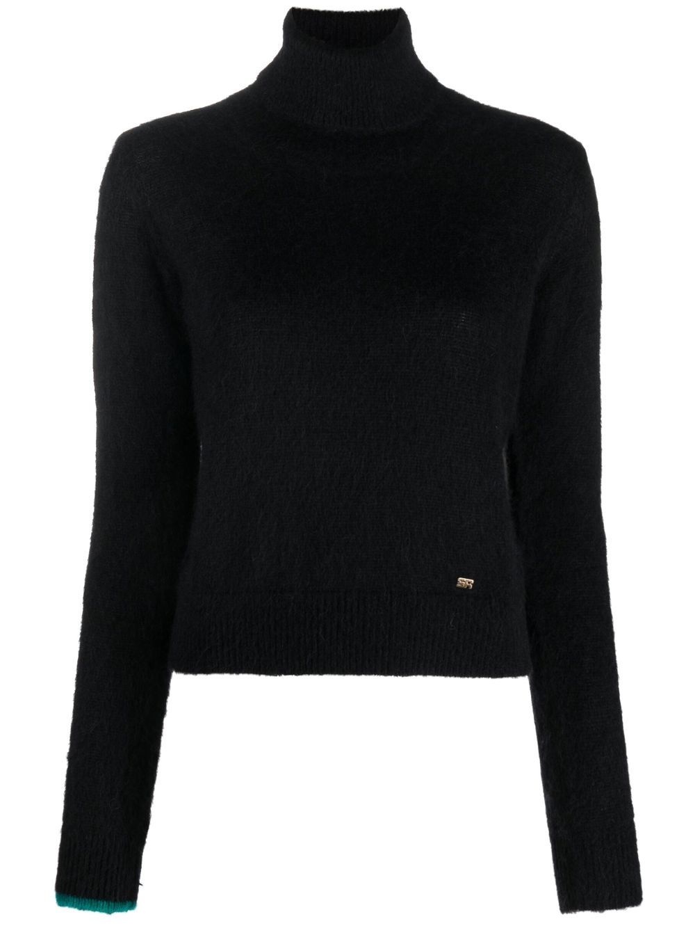 Sonia Rykiel 高领长袖毛衣 - 黑色