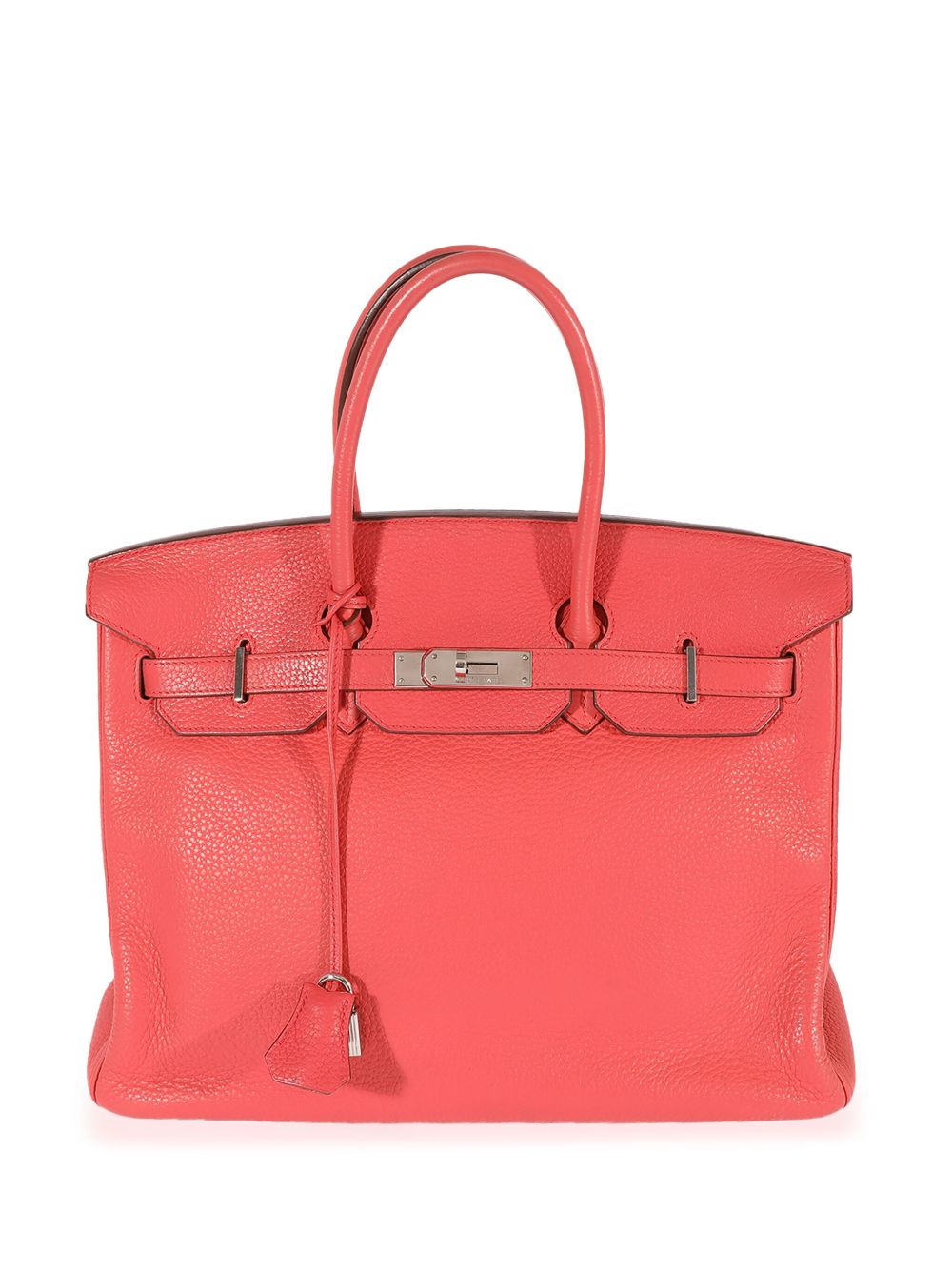 Hermès Pre-Owned Birkin 35 手提包（2010年典藏款） - 红色
