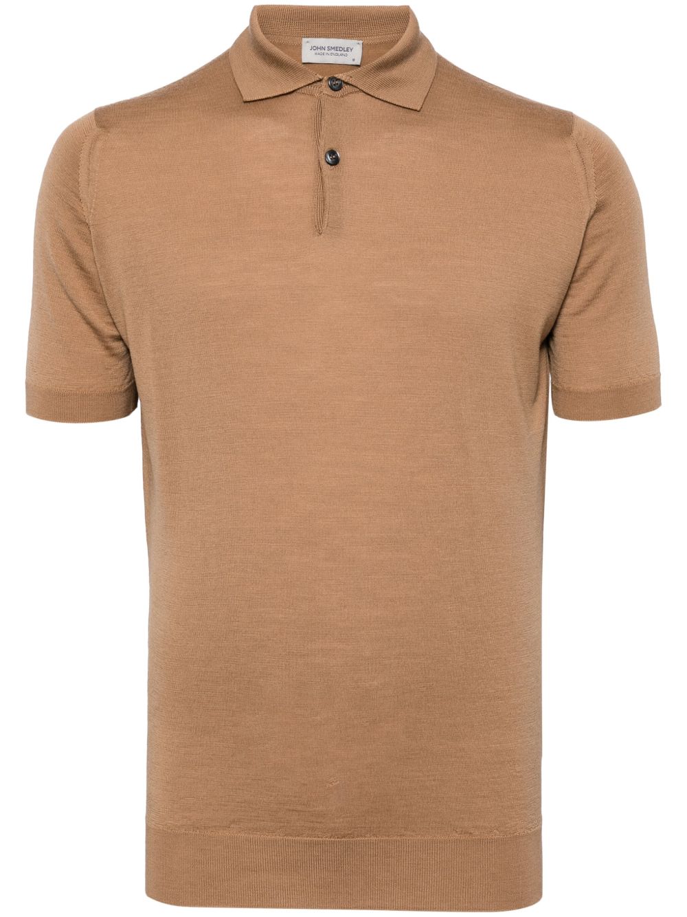 John Smedley 羊毛polo衫 - 褐色