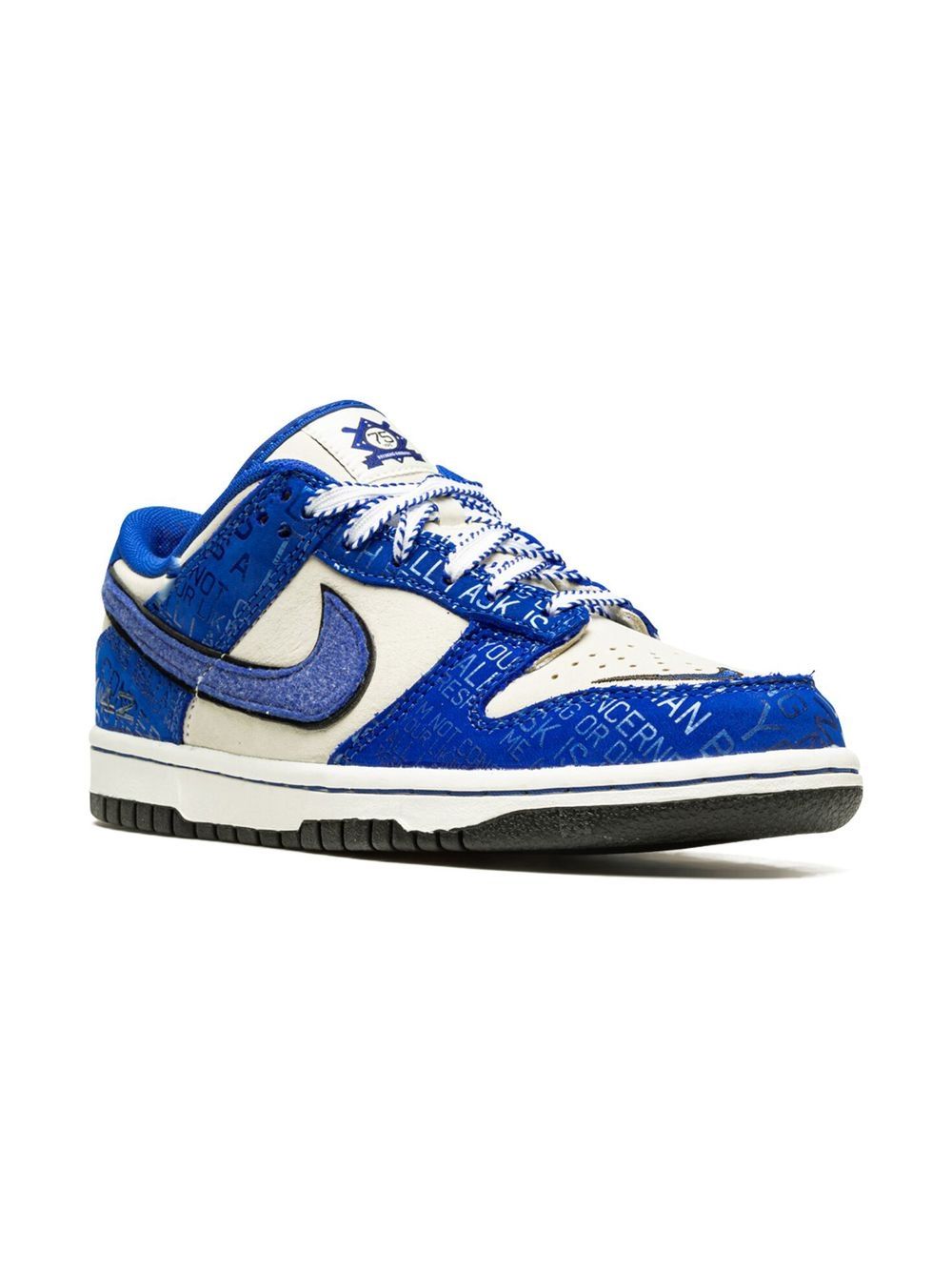 Nike Kids Dunk Low Jackie Robinson 运动鞋 - 蓝色