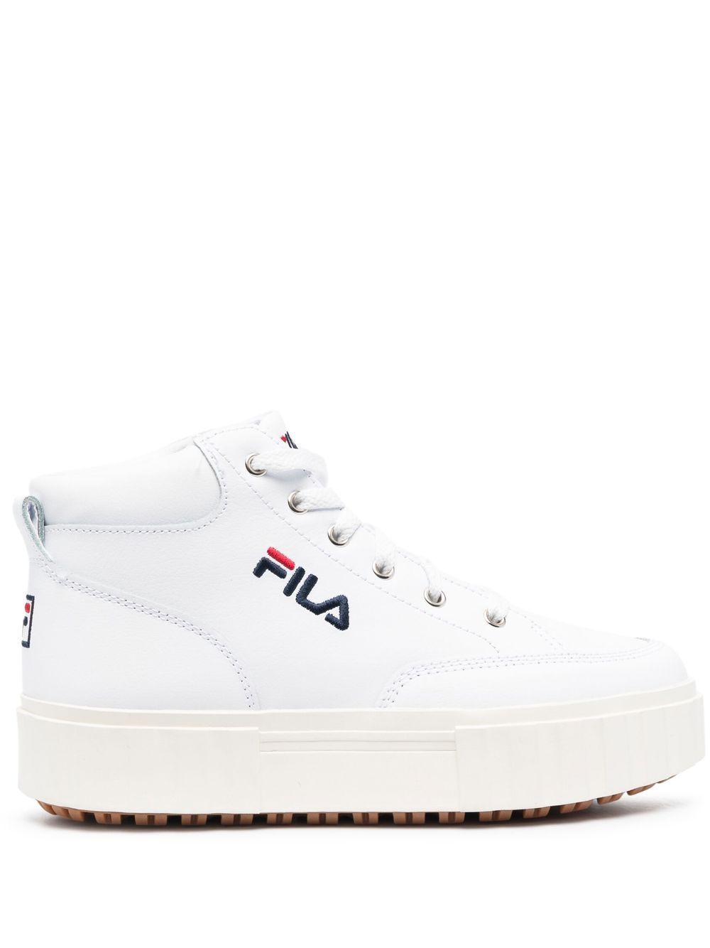 Fila Sandblast 高帮运动鞋 - 白色