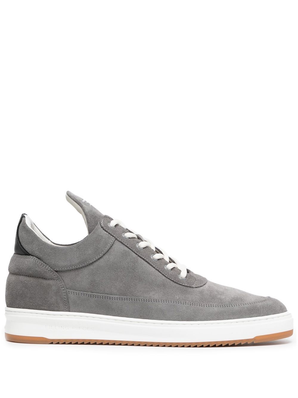 Filling Pieces 绒面皮低帮运动鞋 - 灰色