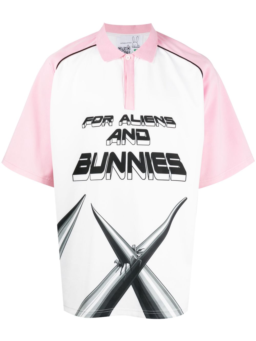 Natasha Zinko Techno For Aliens And Bunnies polo衫 - 白色