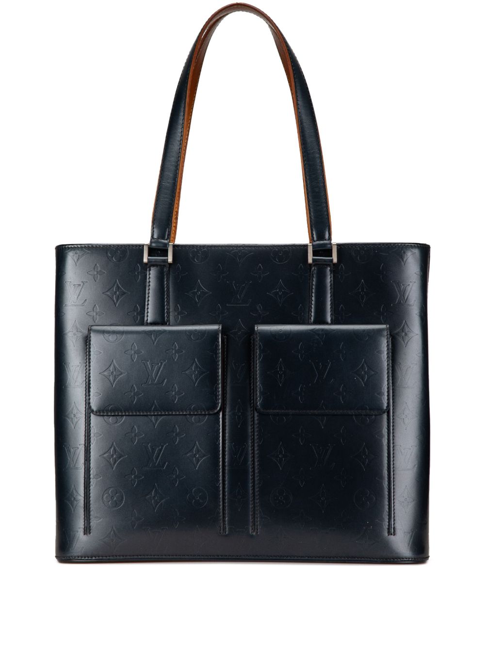 Louis Vuitton Pre-Owned Monogram Mat Wilwood 手提包（2002年典藏款） - 蓝色