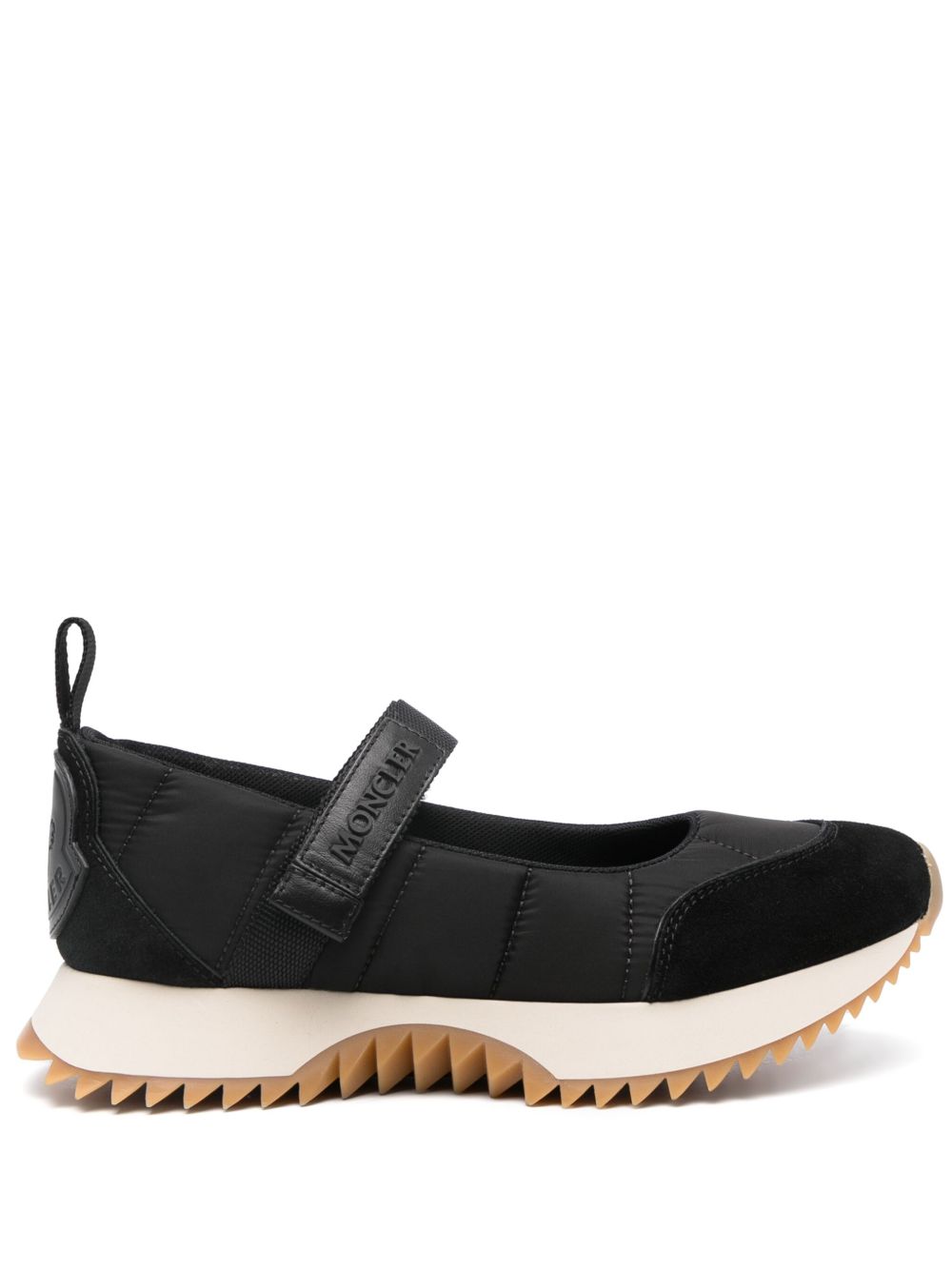 Moncler Pacey Ballet 绗缝运动鞋 - 黑色