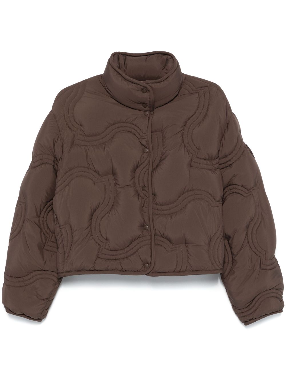 Moncler Beryl 蓬松夹克 - 褐色